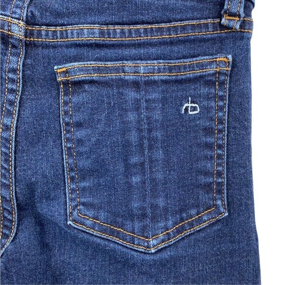Rag & Bone High Rise Heritage Blue Skinny Raw Ankle Jeans Size 24 - Picture 7 of 7